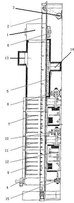 Continuously-passing type cleaning machine