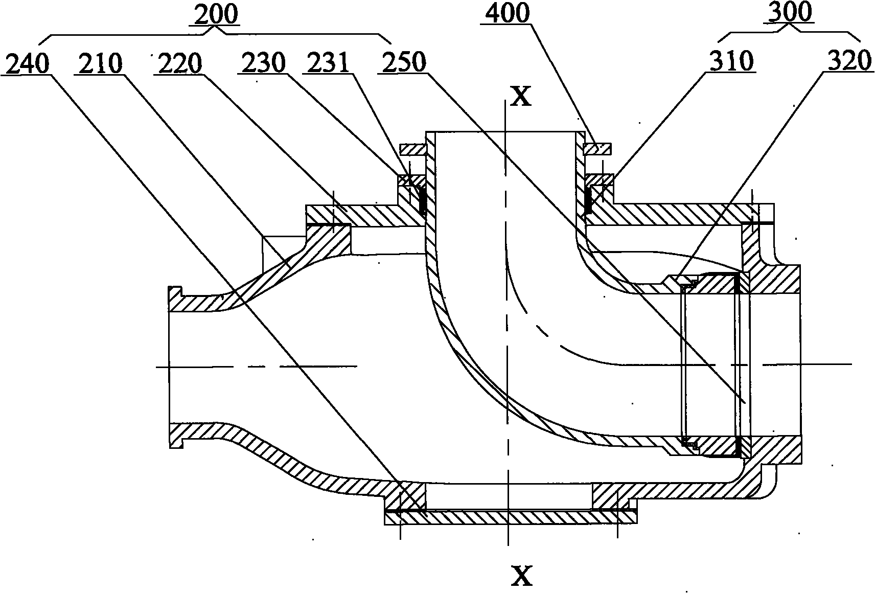 Distributing valve for concrete pump and concrete pump