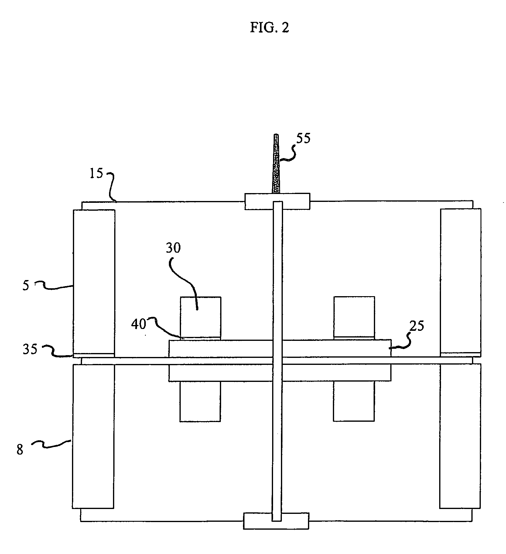 Dipole array with reflector and integrated electronics