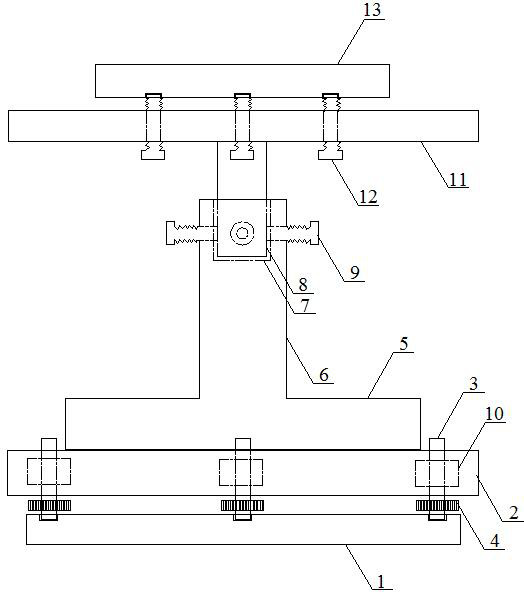 A centering leveling device and rotating sample method for infrared spectrometer observation