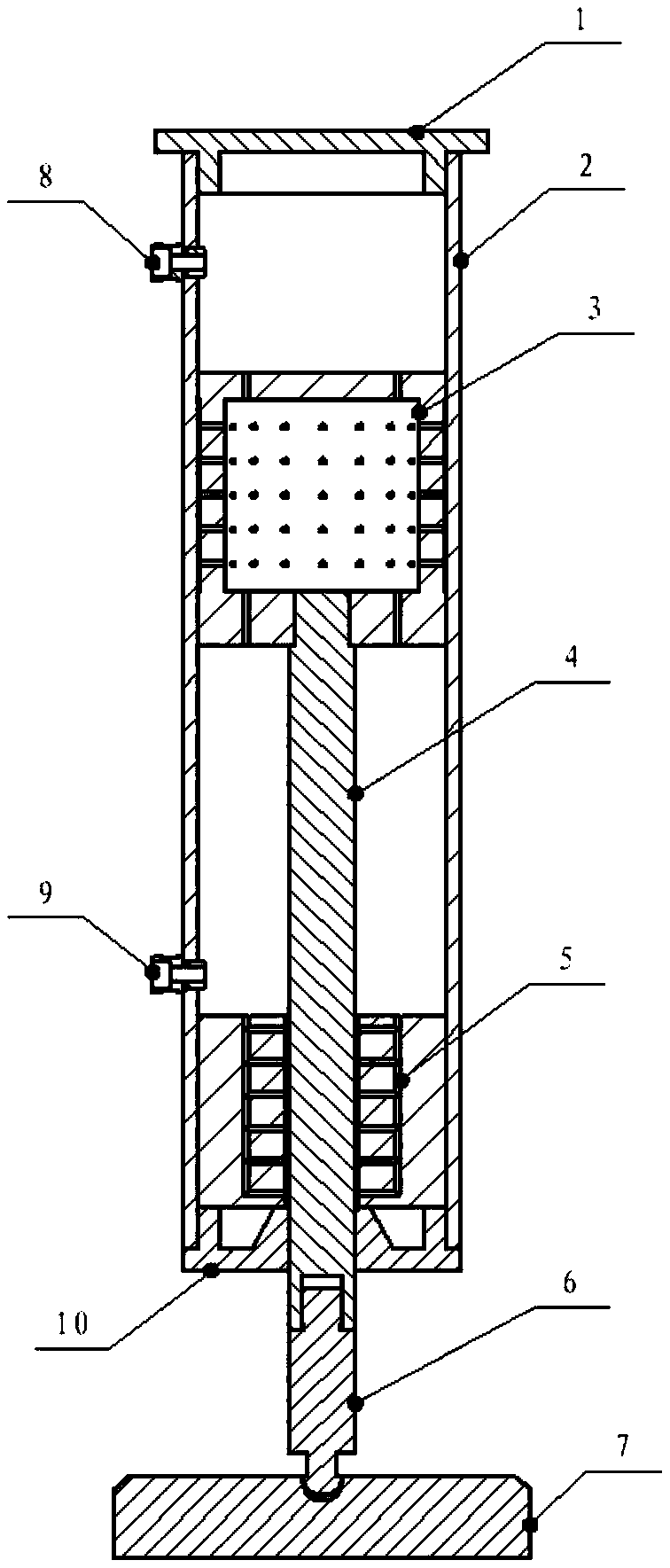 A constant force device based on an air spring and its application method