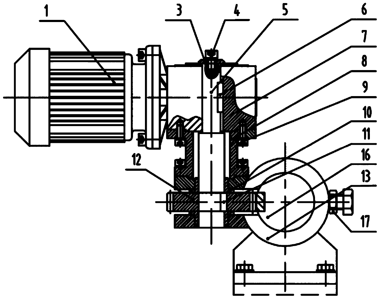 Automatic bolt mechanism of telescopic movable bridge