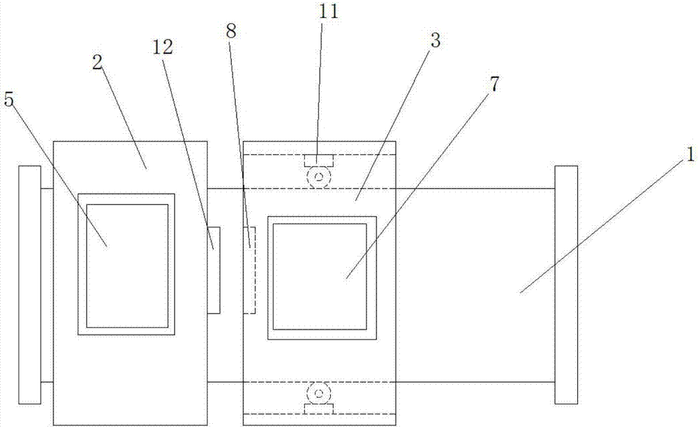 Self-checking drainage pipeline