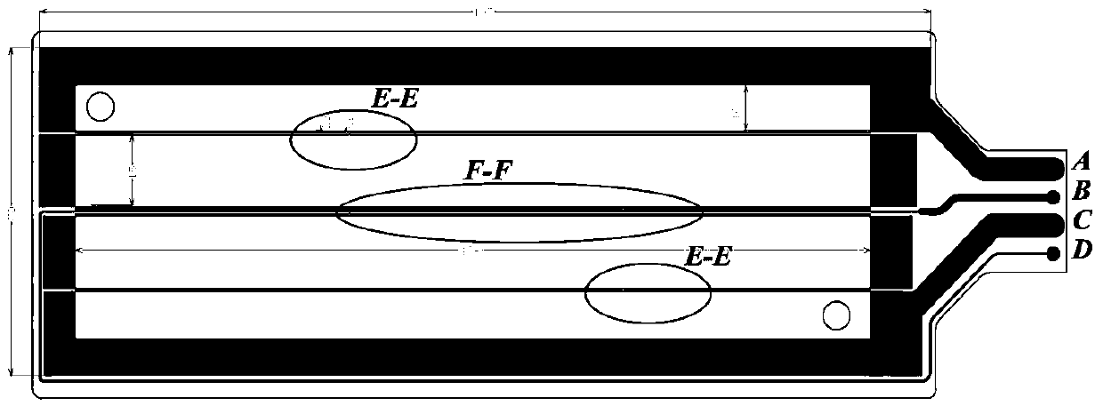 Symmetrical multi-line transient tropical solid high-heat-conductivity-coefficient testing device