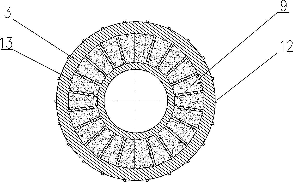 An assembly device and assembly method for permanent magnets of axial flux permanent magnet motors