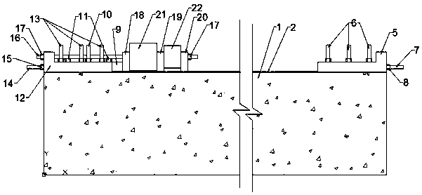 Self-anchored prestressed fiber reinforced composite cloth reinforced concrete device and method