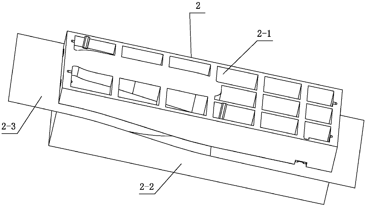 Forming die for upper shell of automobile battery box