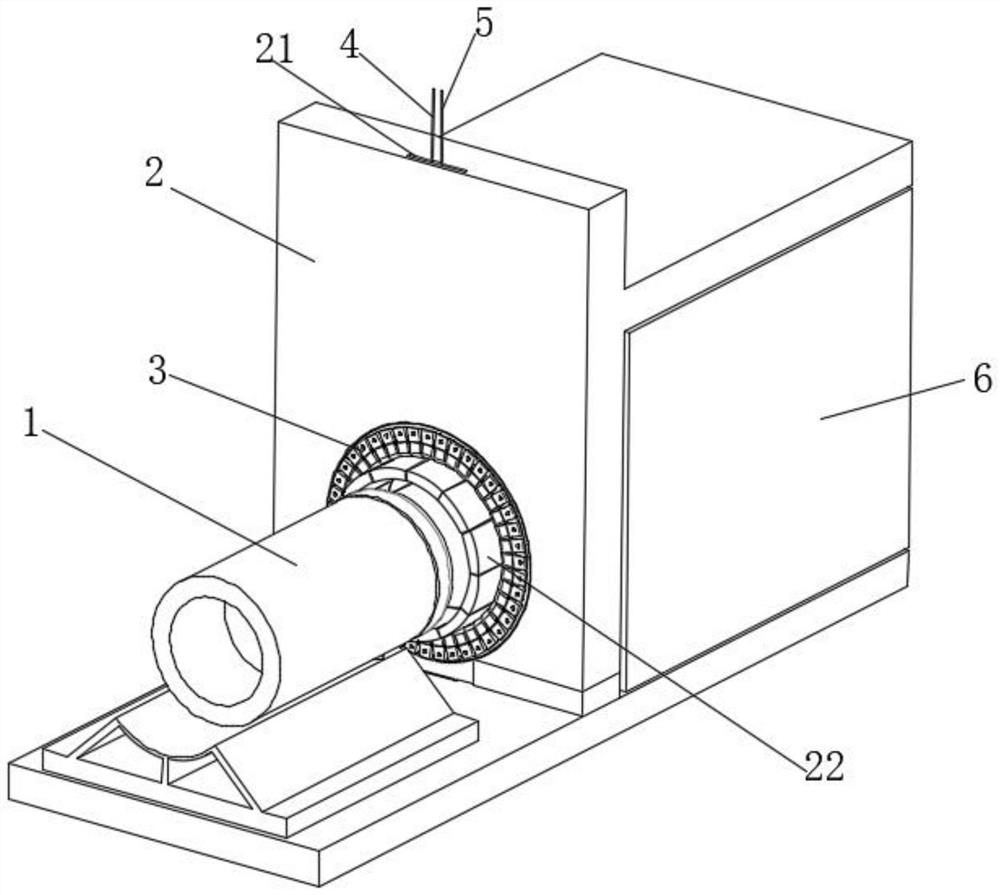 Freezing and sealing device for shield launching tunnel portal