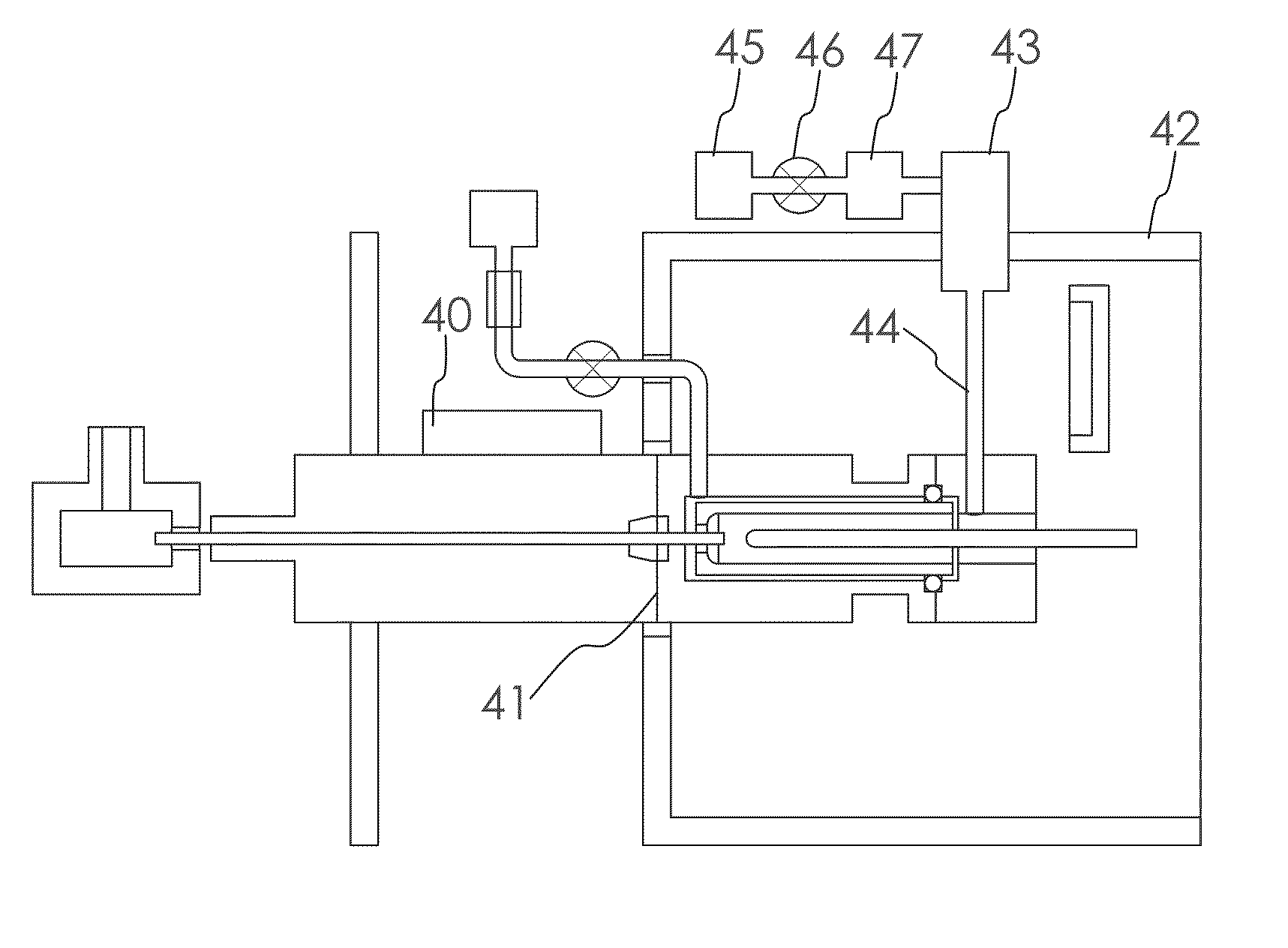 Open probe method and device for sample introduction for mass spectrometry analysis