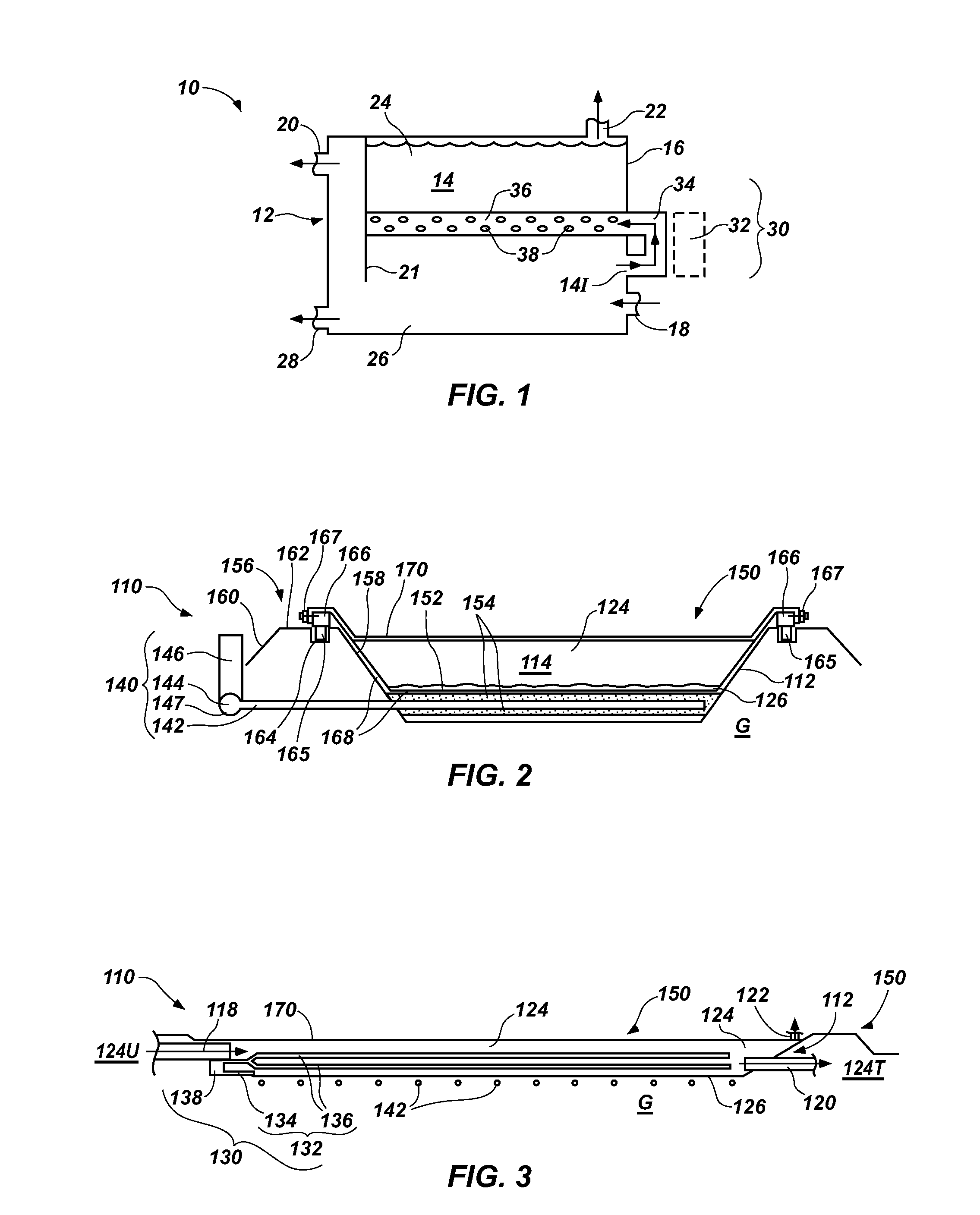 Methods, apparatuses, systems and facilities for treating wastewater from exploration for and production of oil and gas