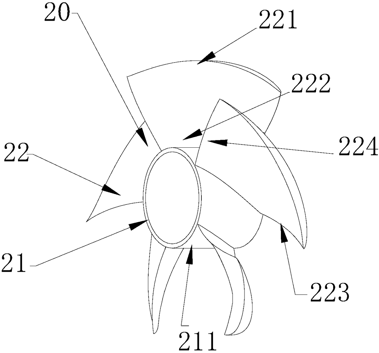 Fan and microwave oven