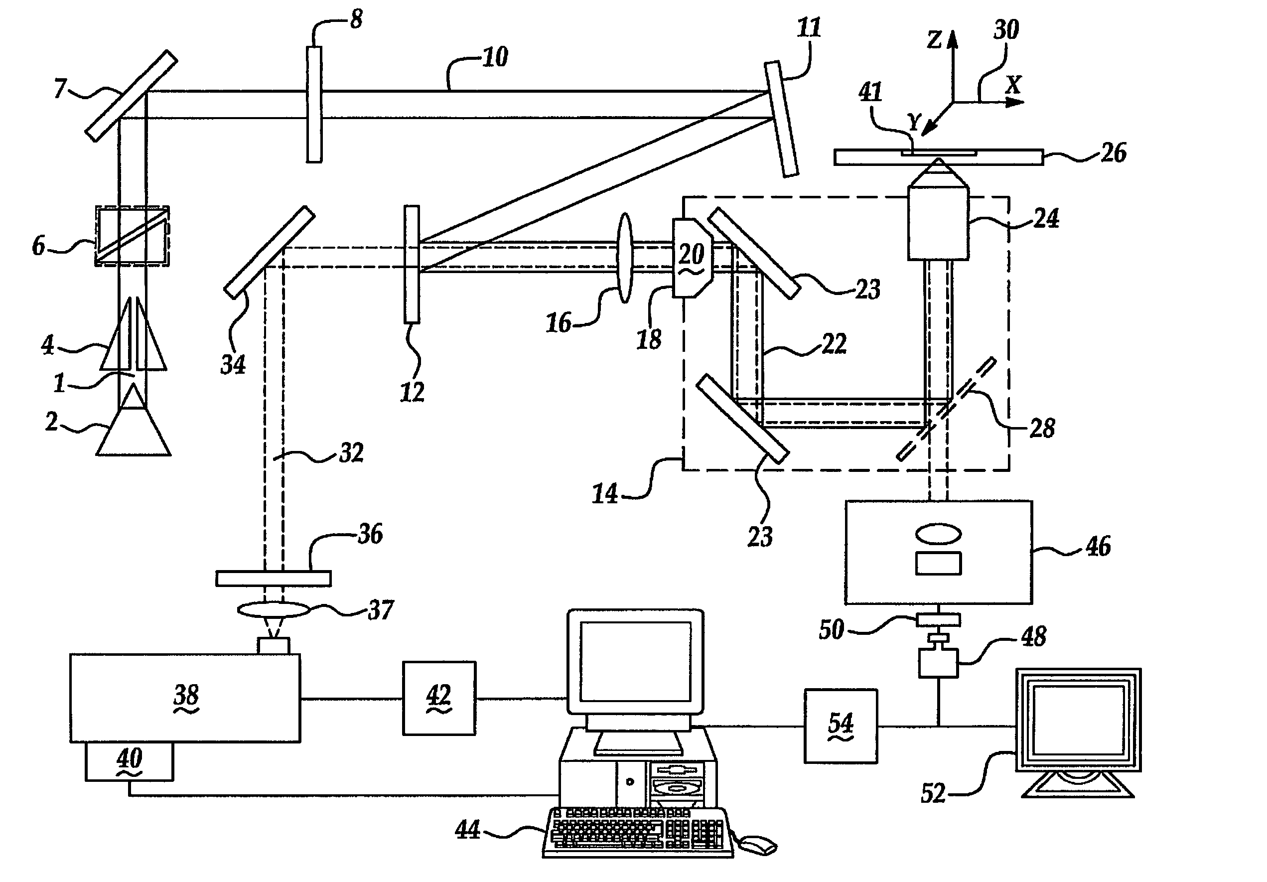 Surface-enhanced-spectroscopic detection of optically trapped particulate