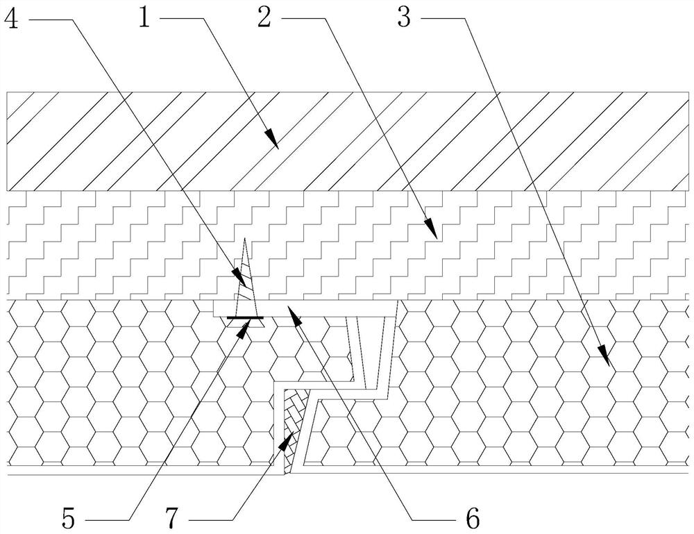 Repair method of existing building wall thermal insulation system