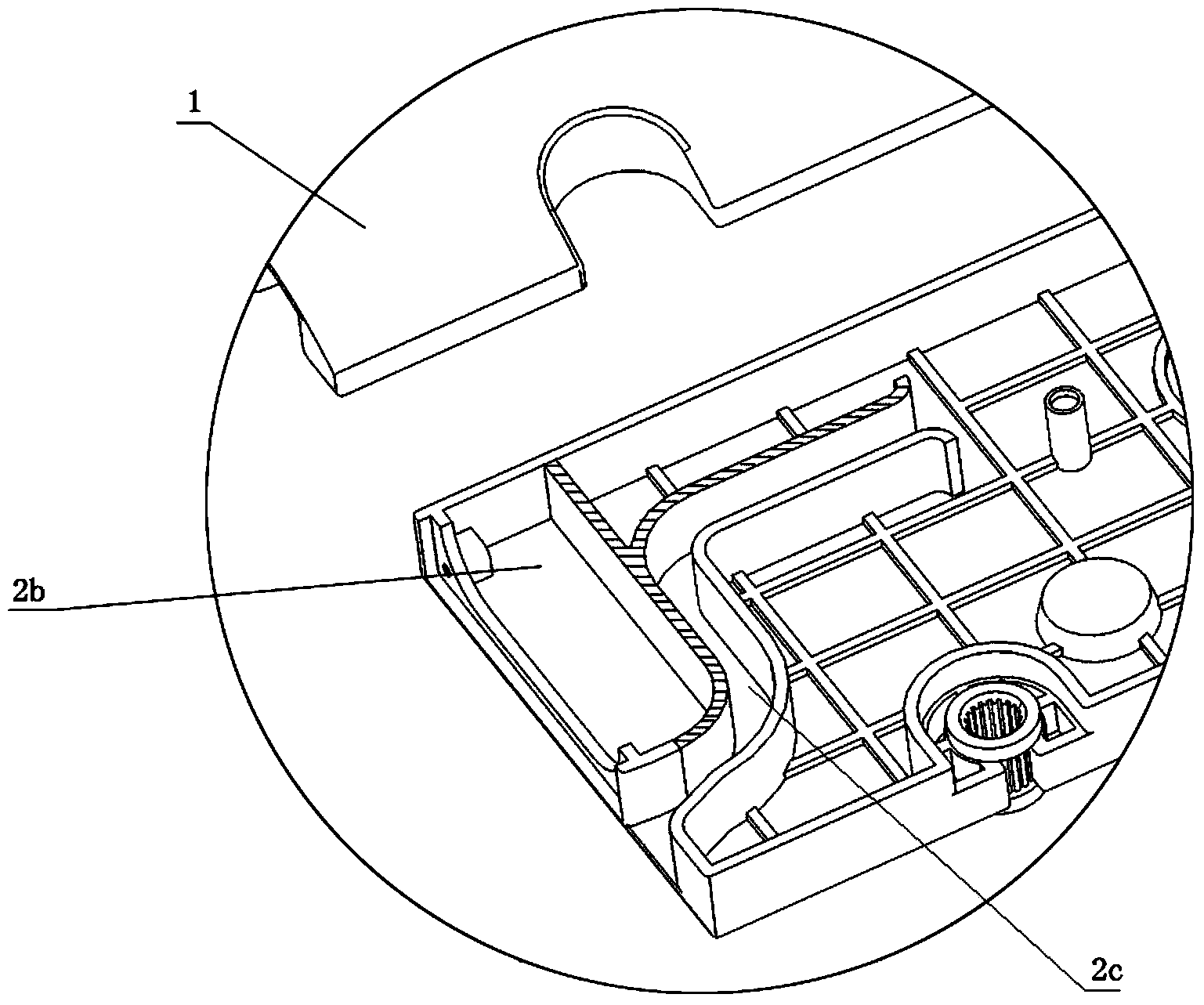 Multipoint excitation source sound box with radiating structure