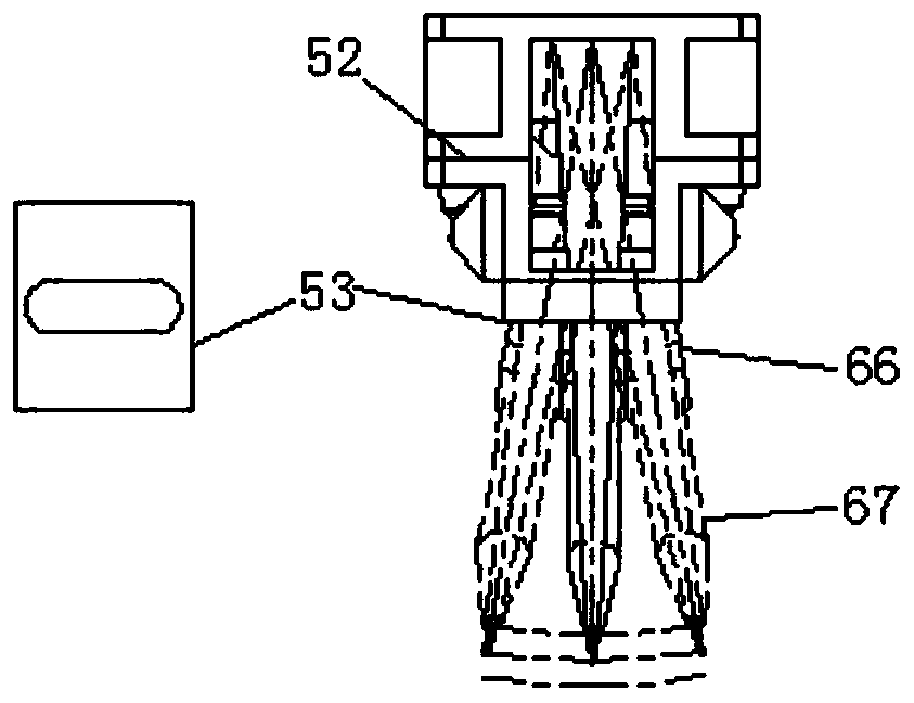 Laser stirring welding device with tactile tracking