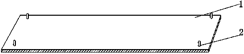 Preparation method of degradable cement structure joint filling and separation composite material