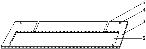 Preparation method of degradable cement structure joint filling and separation composite material