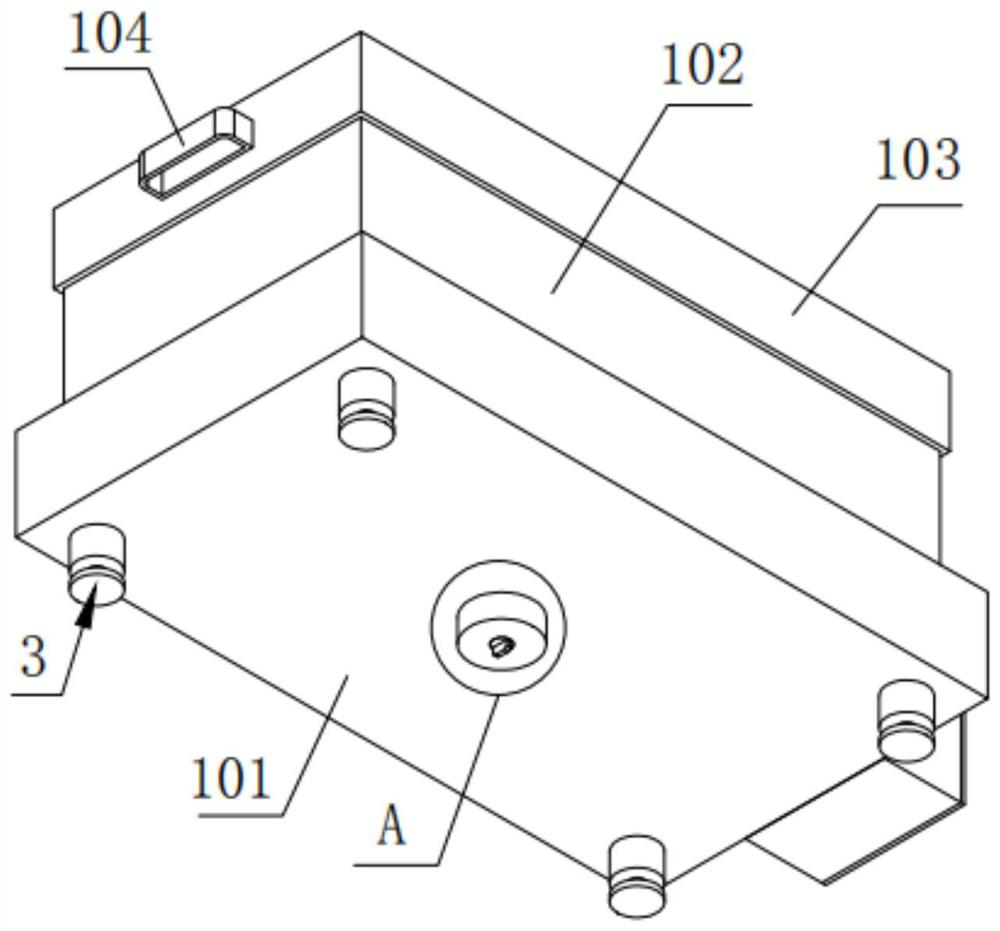 Shockproof logistics transportation device based on Internet of Things