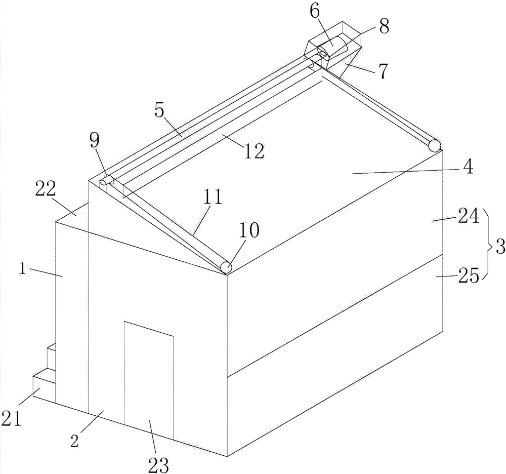 Agricultural planting greenhouse