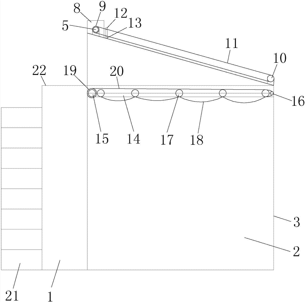 Agricultural planting greenhouse