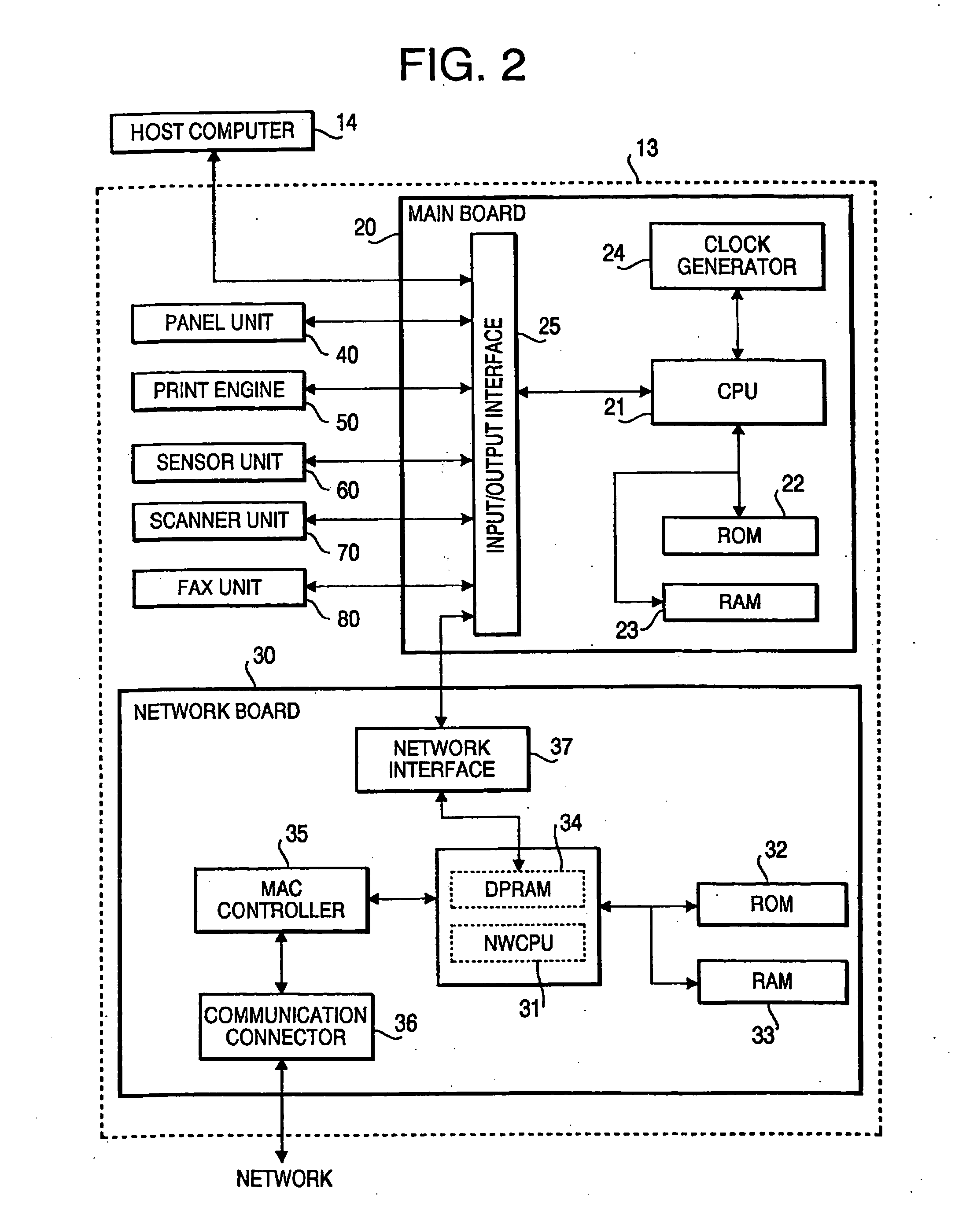 Status information notification system