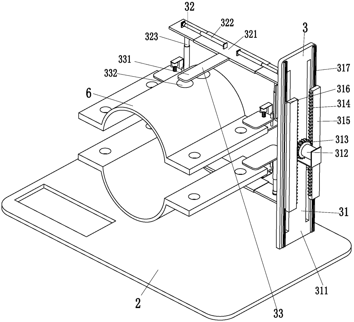 Intelligent robot for installing vegetable planting greenhouse