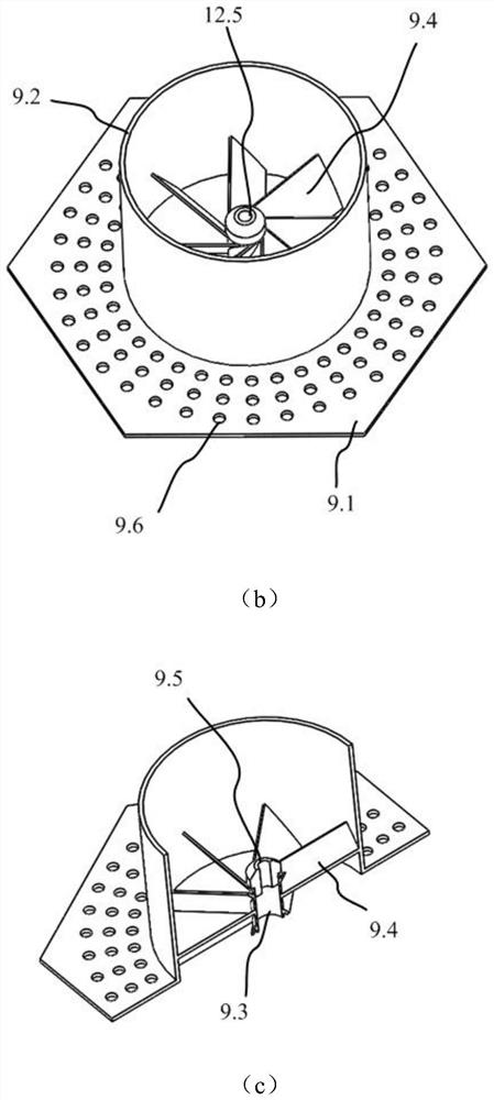 Marine carbon dioxide washing tower and spray washing absorption system and method