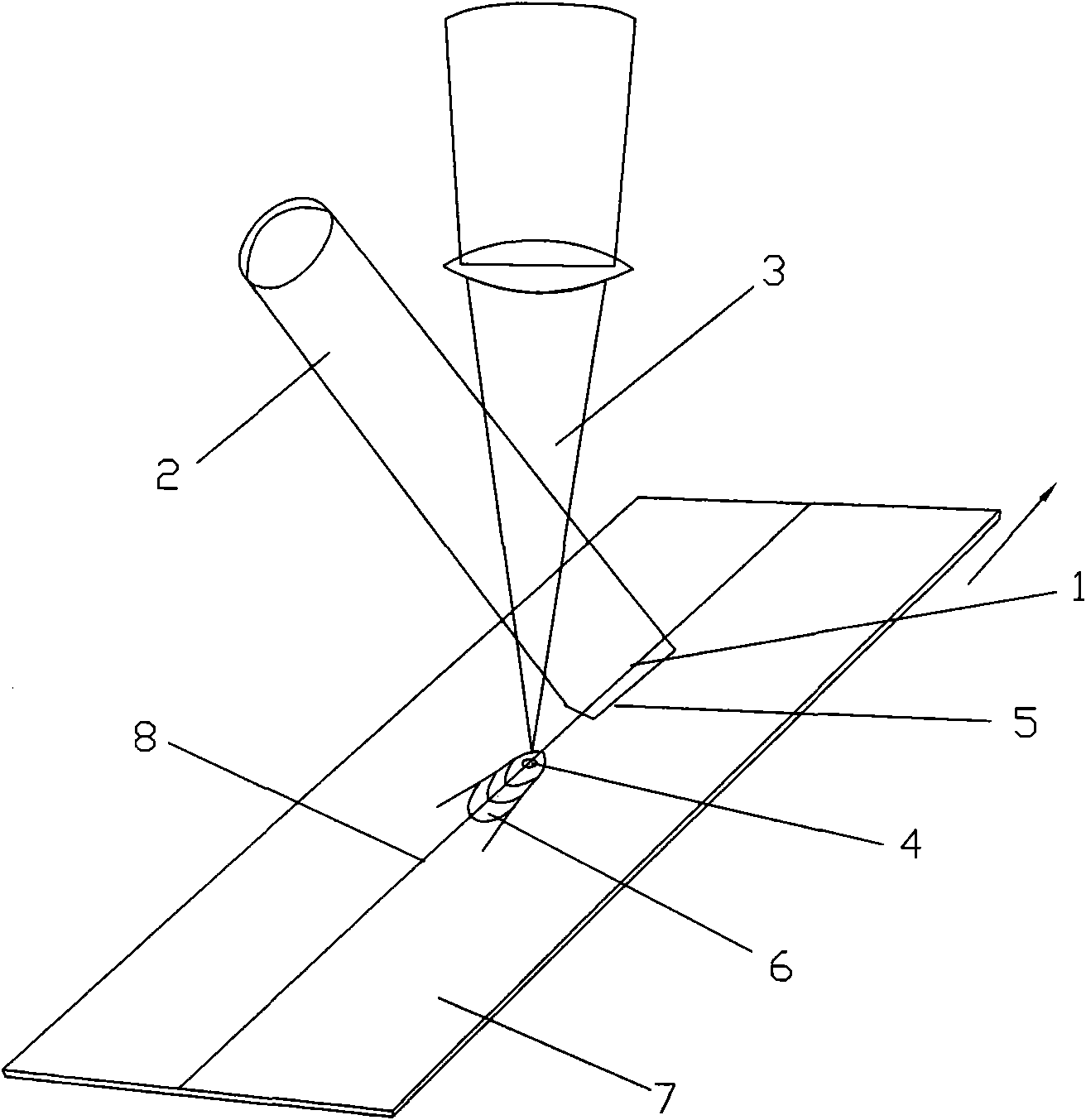 Compound welding method by using semiconductor laser and CO2 laser