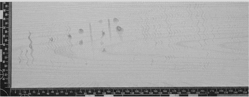 Reaction system for strengthening shoe print trace and display method thereof