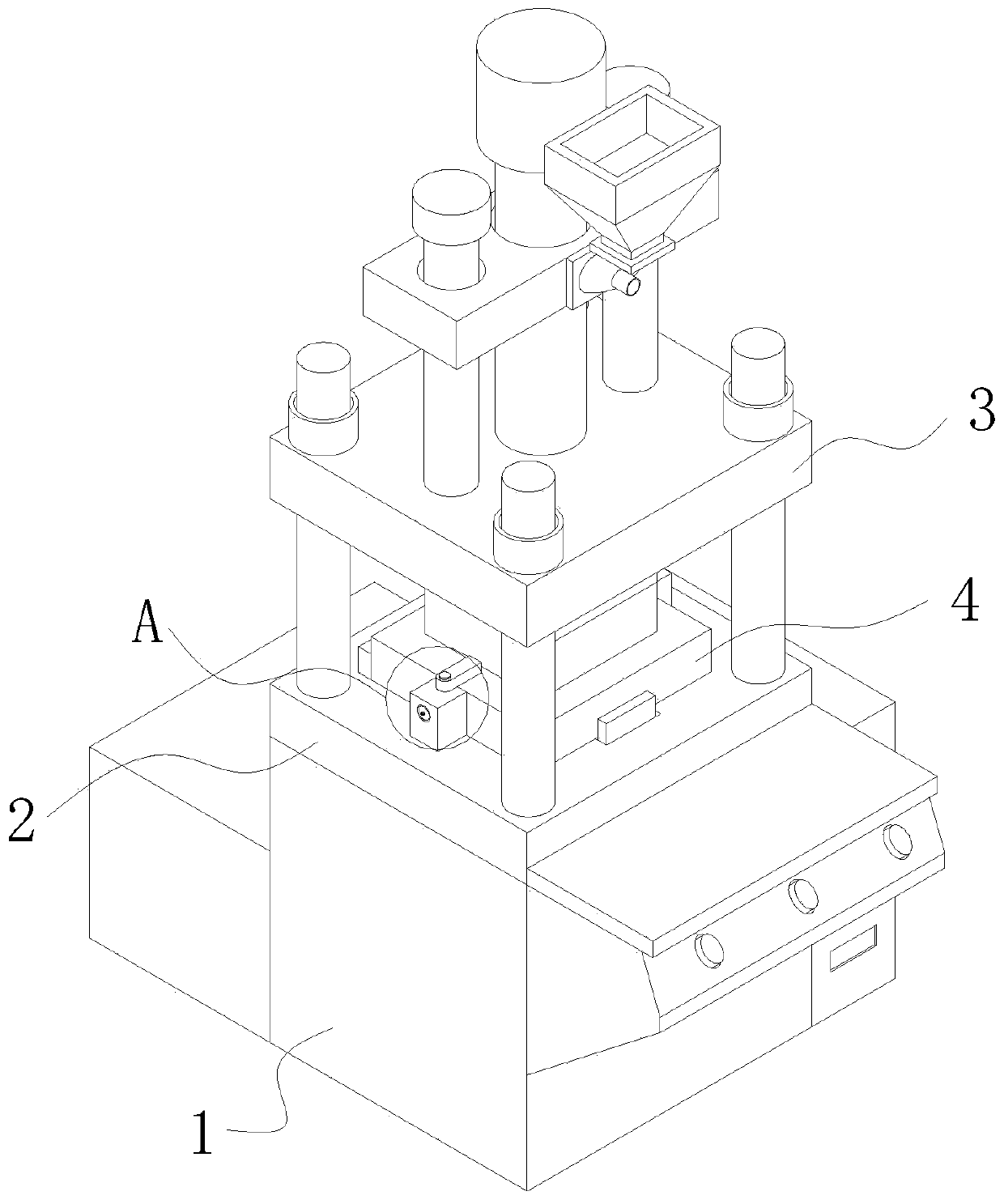 Injection mold with good connecting effect