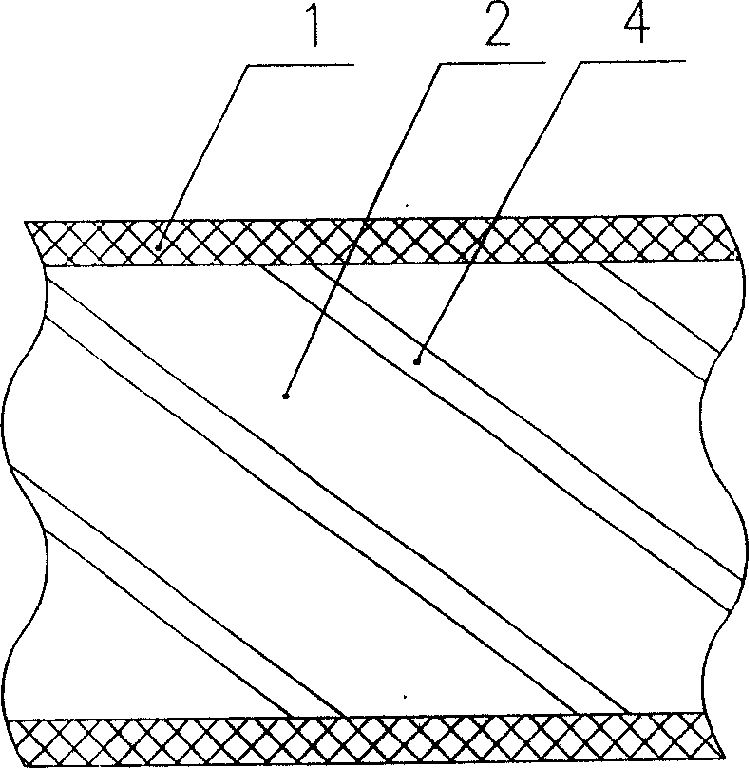 Spiral-skeleton self-bearing type multi-core cable