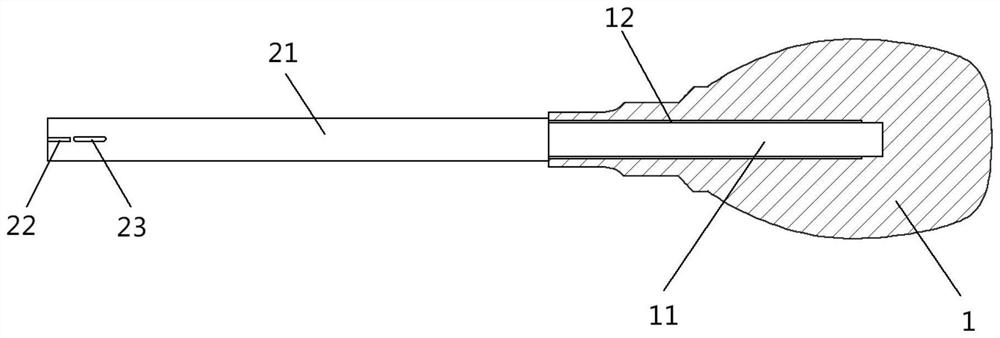 Opening awl with positioning needle assembly for field spinal surgery