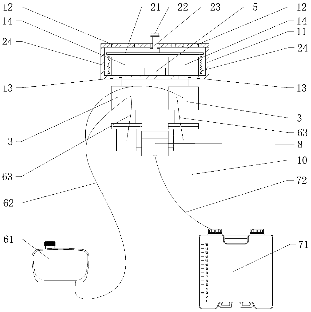 Aerosol sprayer engine assembly and aerosol sprayer