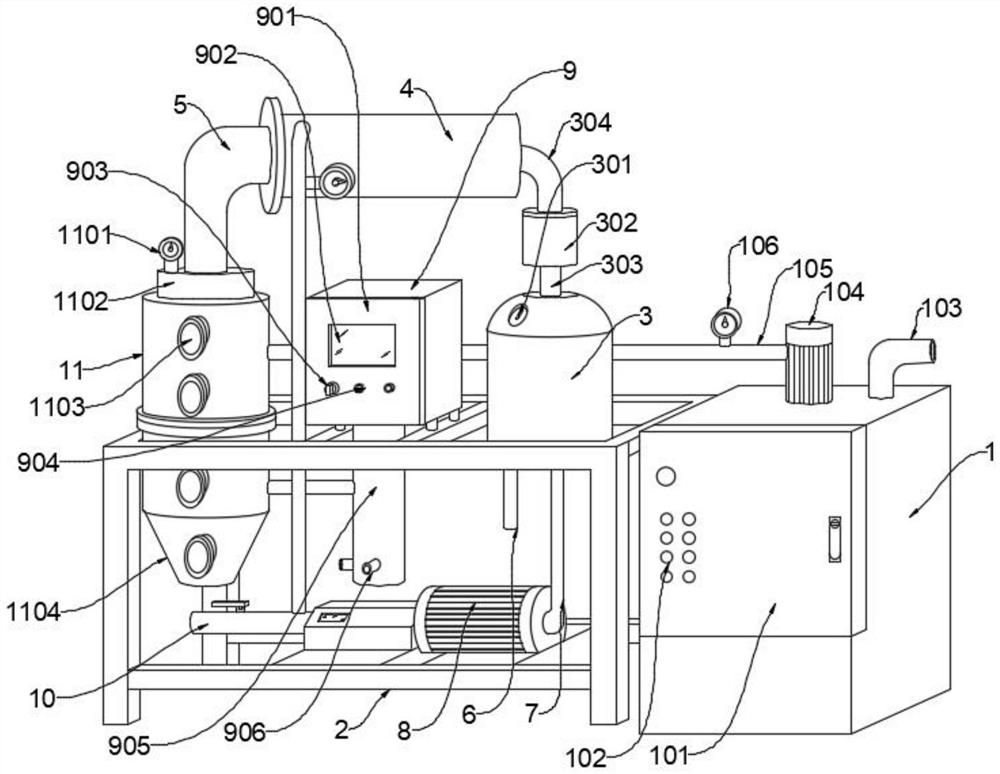 Low-temperature multi-effect evaporative crystallization process and crystallization equipment