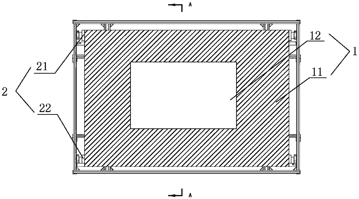 Shading mechanism of test lamp box