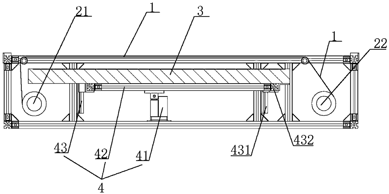 Shading mechanism of test lamp box