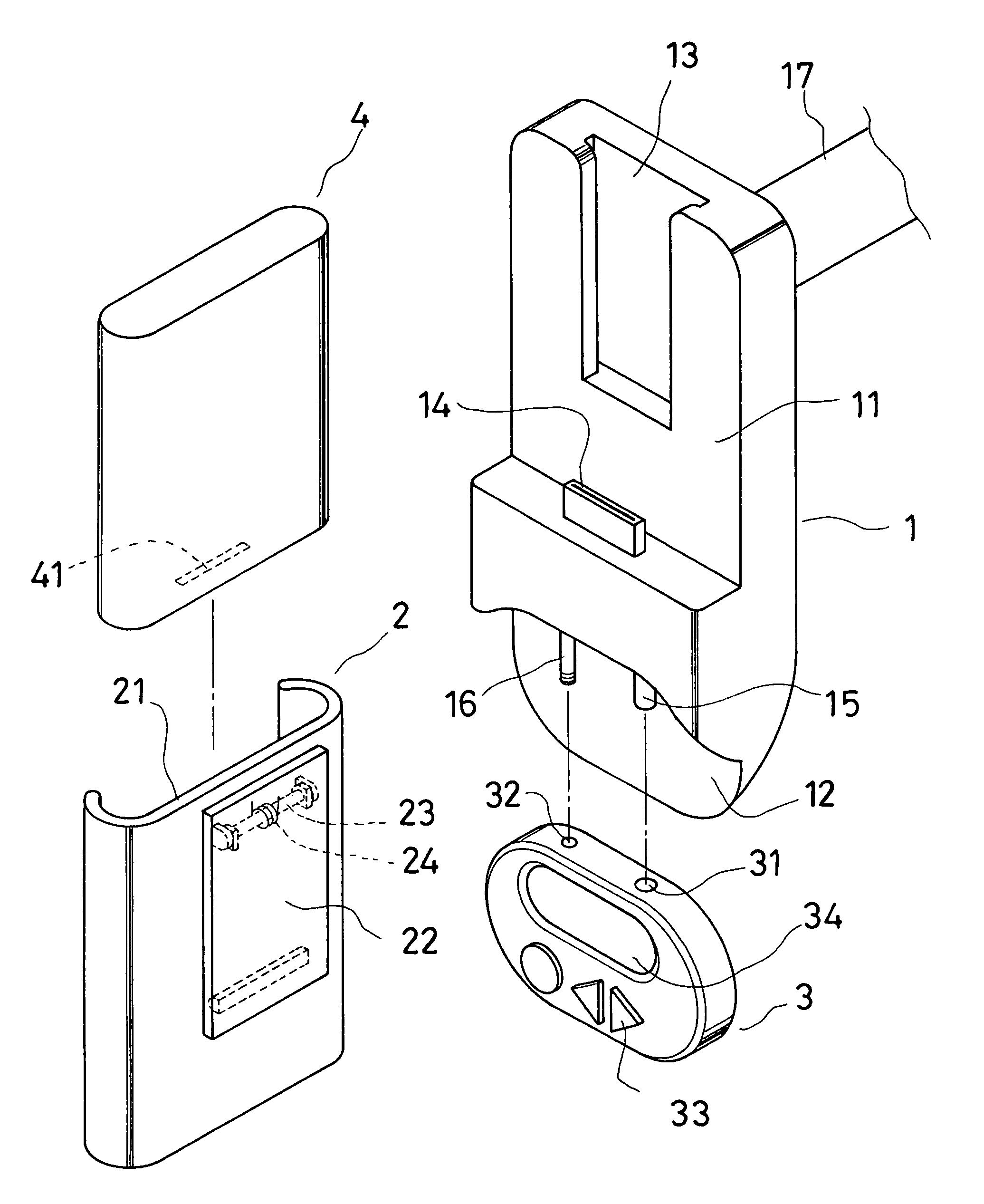 FM transmitter and charger assembly for MP3 players with different sizes