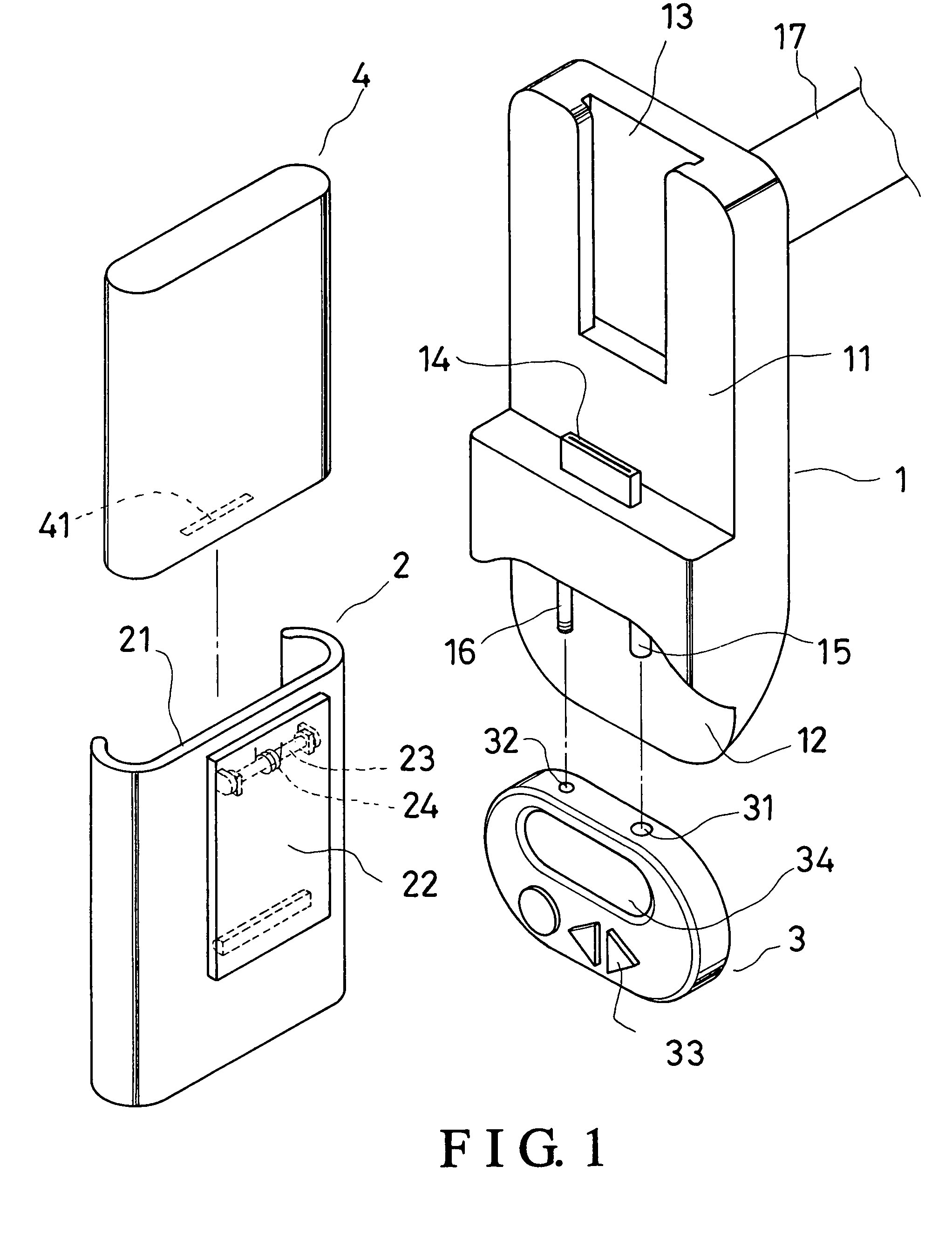 FM transmitter and charger assembly for MP3 players with different sizes