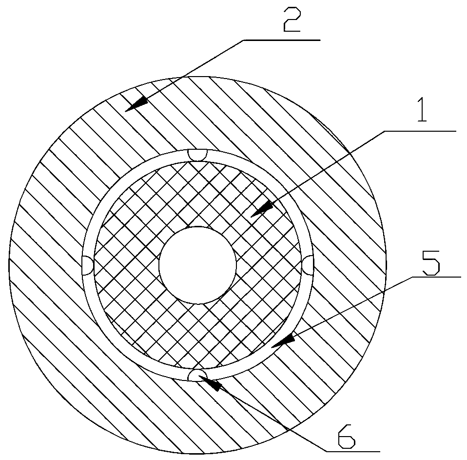 A connection structure and welding method of a large-scale hydro-generator slip ring