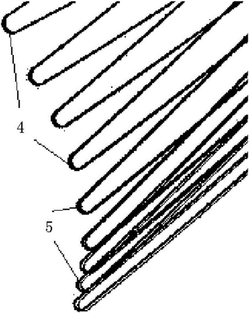 Compensation method for blisk blade profile reverse deformation