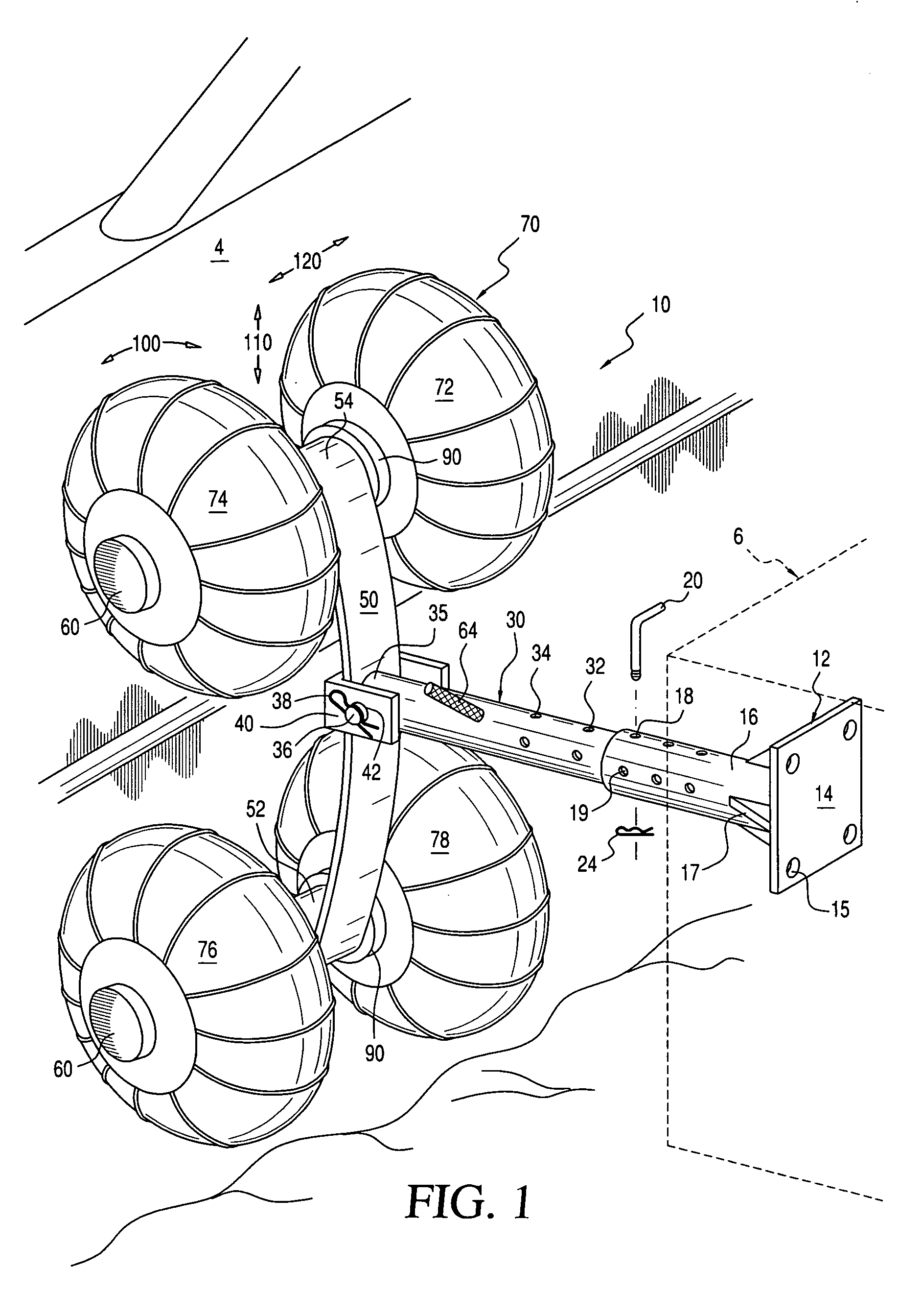 Vessel protection device particularly suited for protecting docked marine vessels