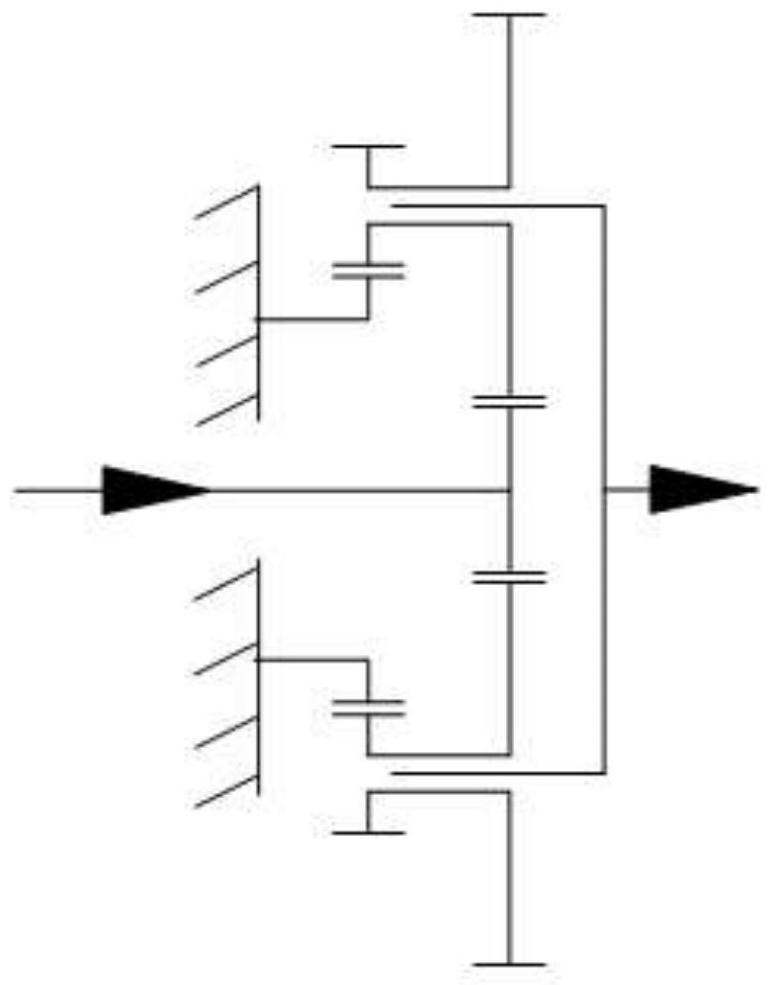 External meshing duplex planet row speed reducer and driving device