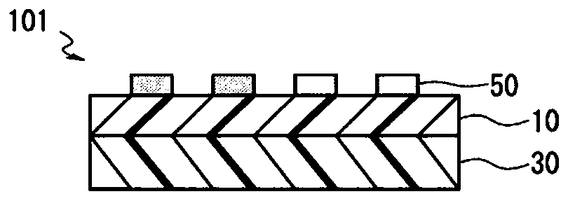 Metal-clad laminate, circuit board, multilayer circuit board, and method for producing same