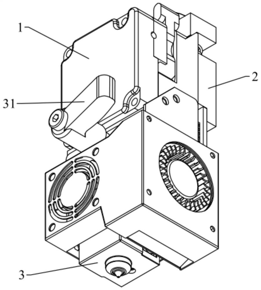 Extrusion device and 3D printer