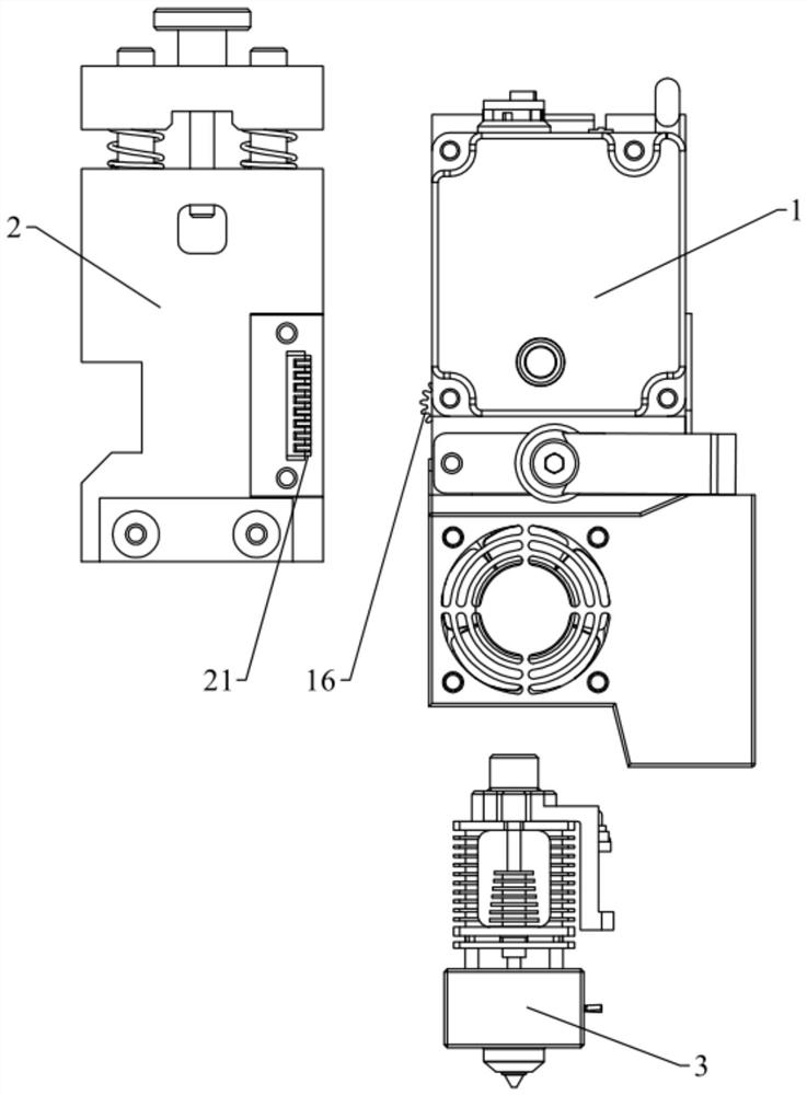 Extrusion device and 3D printer