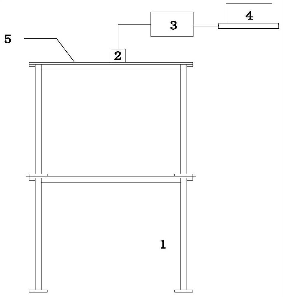 Structural damping ratio identification method based on free vibration