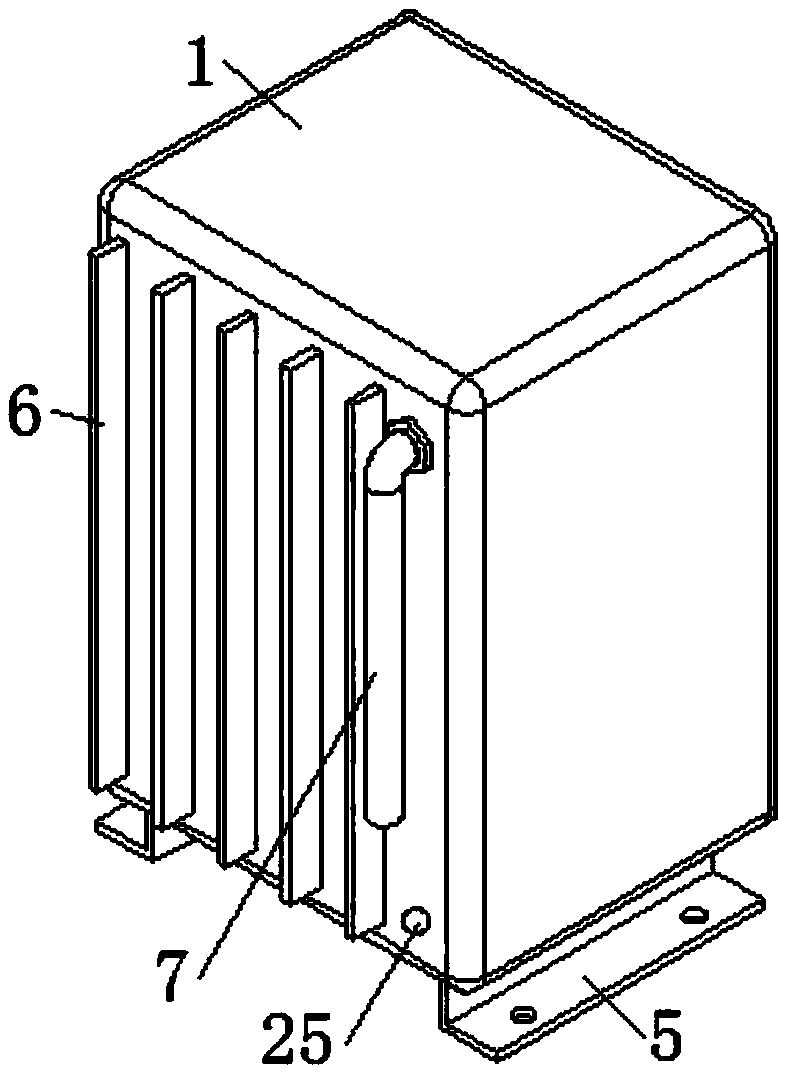 Split-type high- and low-voltage switch cabinet having dustproof and rainproof functions