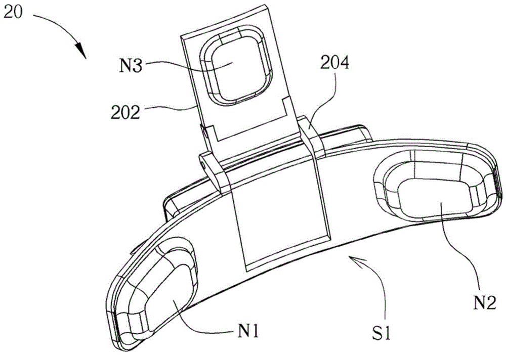 Measuring device for measuring brainwave signals and electrocardiogram signals