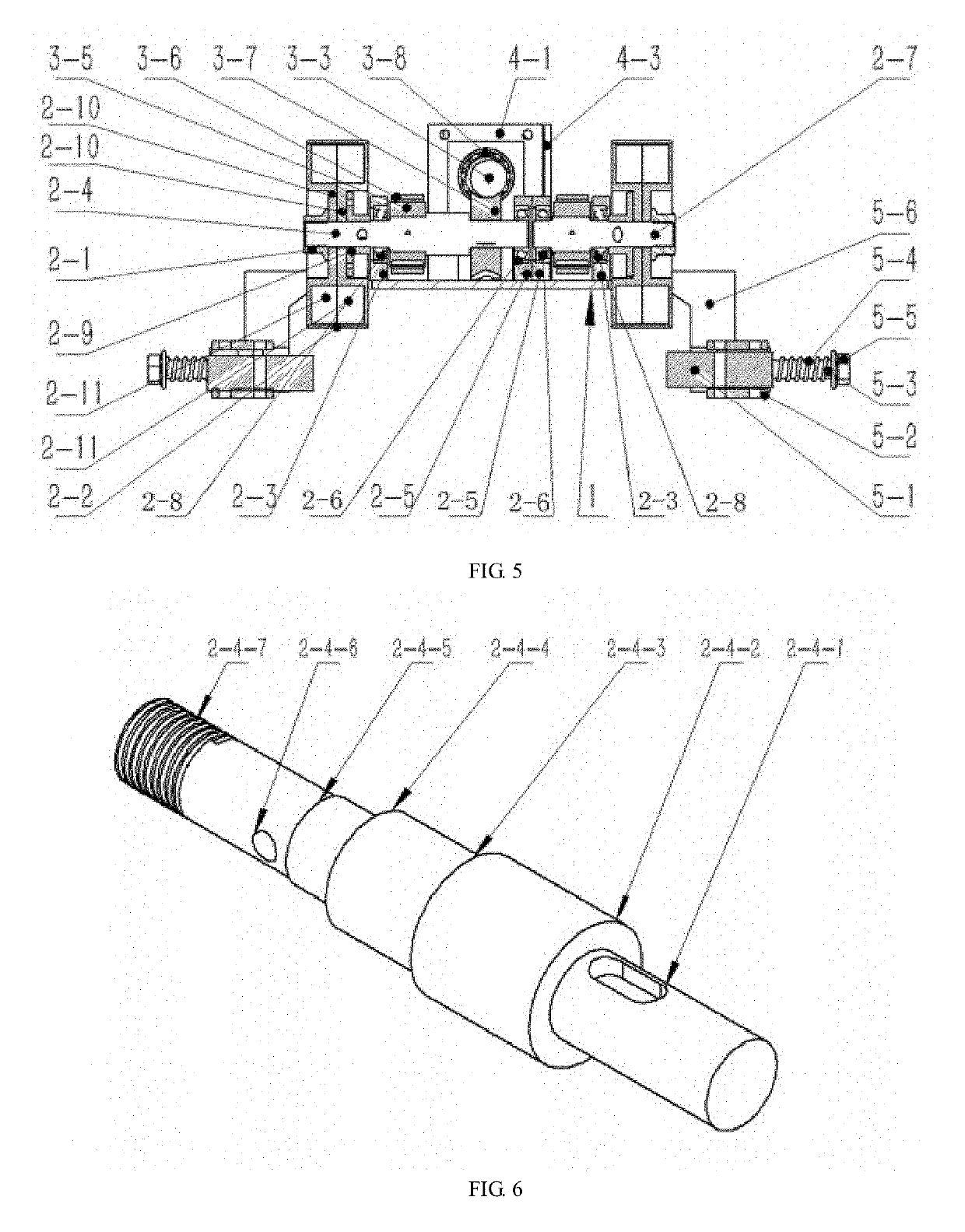 Device and method for periodically inspecting rigid guide