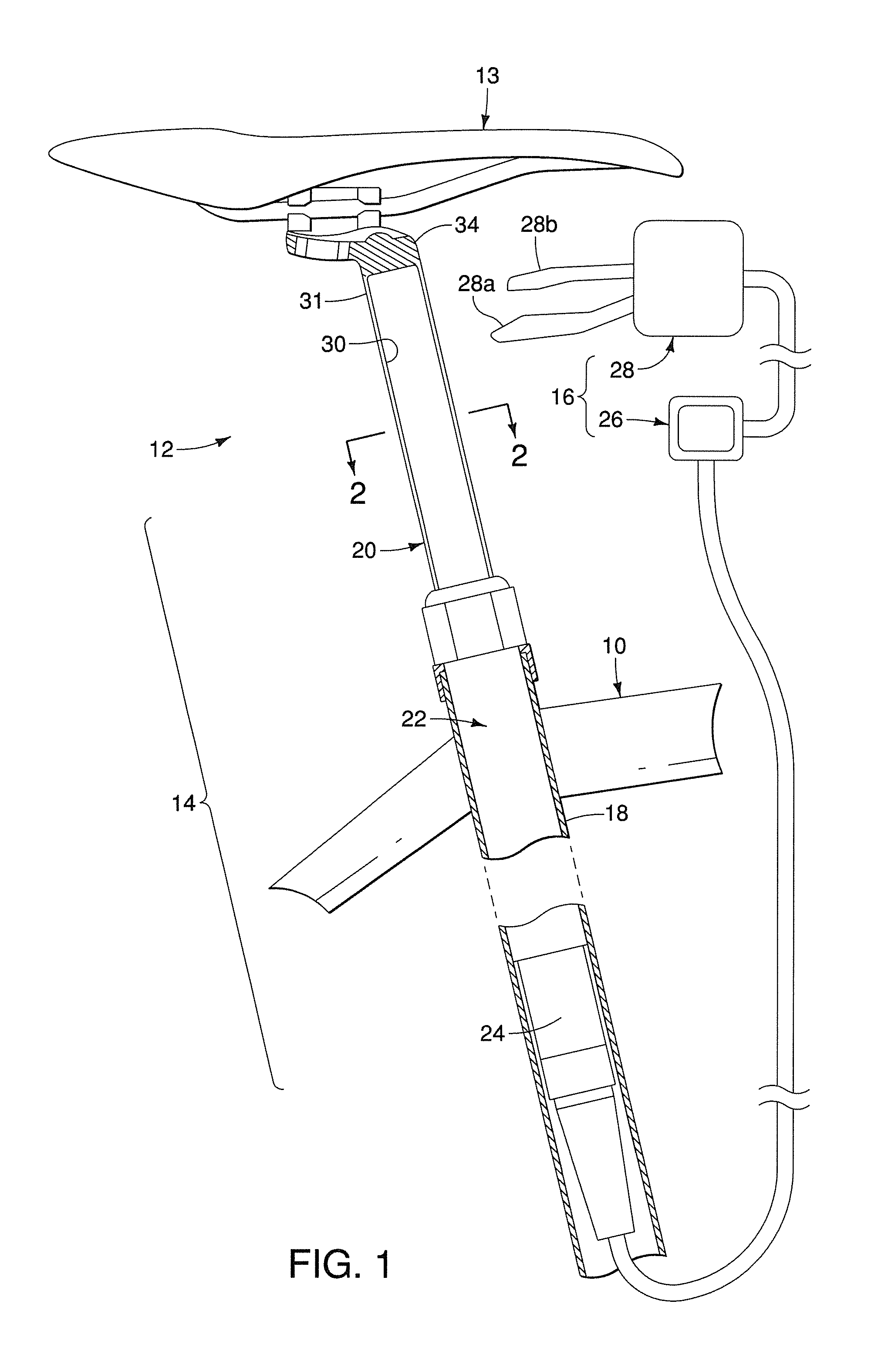 Height adjustable seatpost assembly